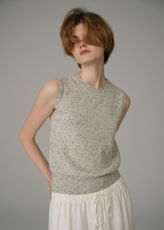 COSYCOZY Cashmere Rolled Edge Vest
