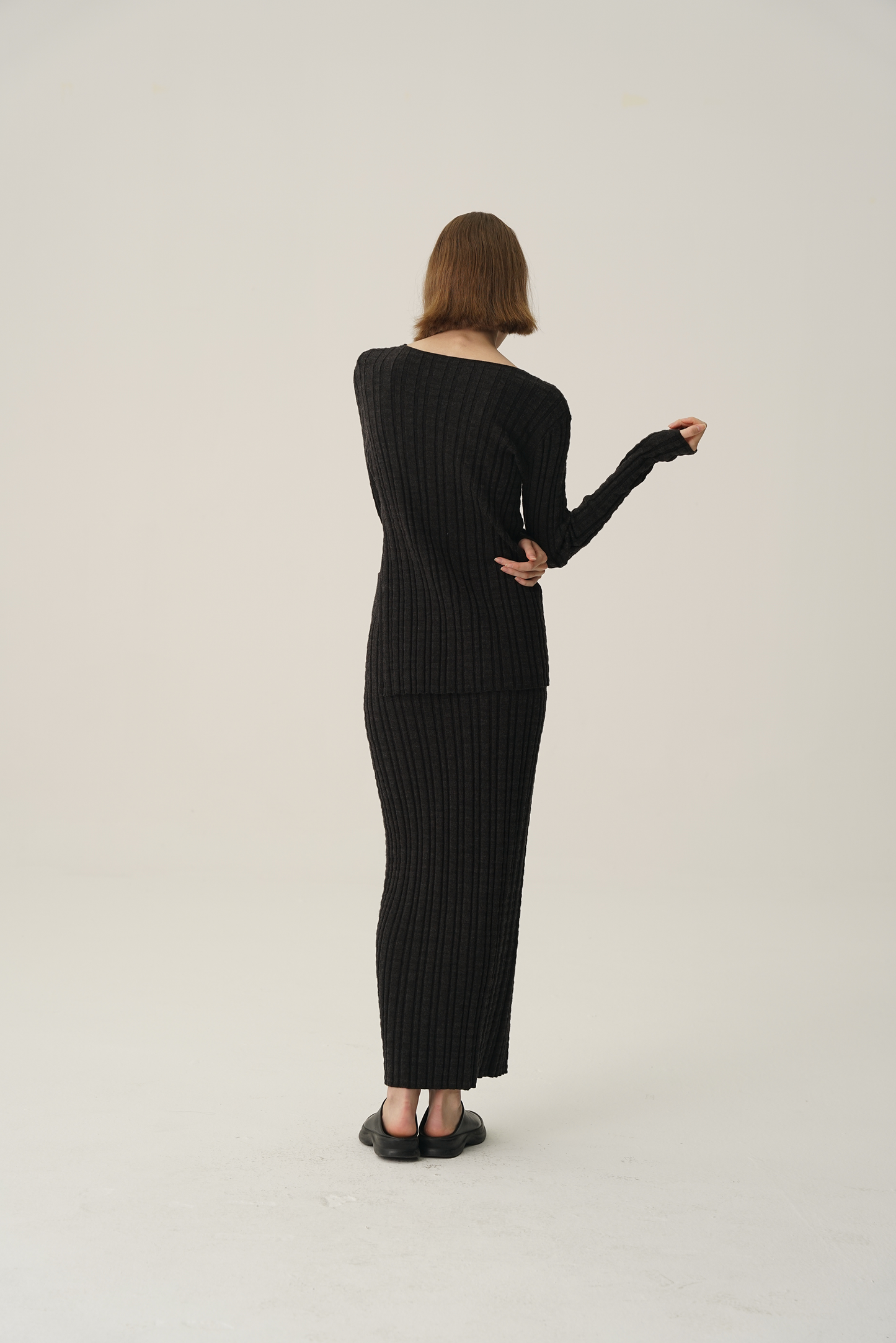 COSYCOZY Waffle Wool Skirt