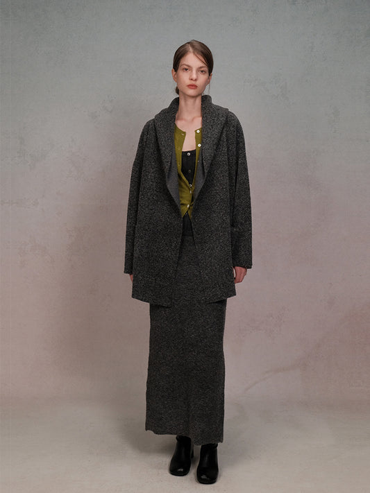 COSYCOZY Cloud Wool Cape Cardigan Coat