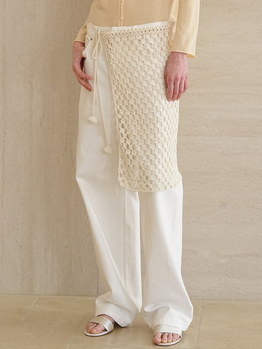 COSYCOZY Hand-hooked Cutout Dress