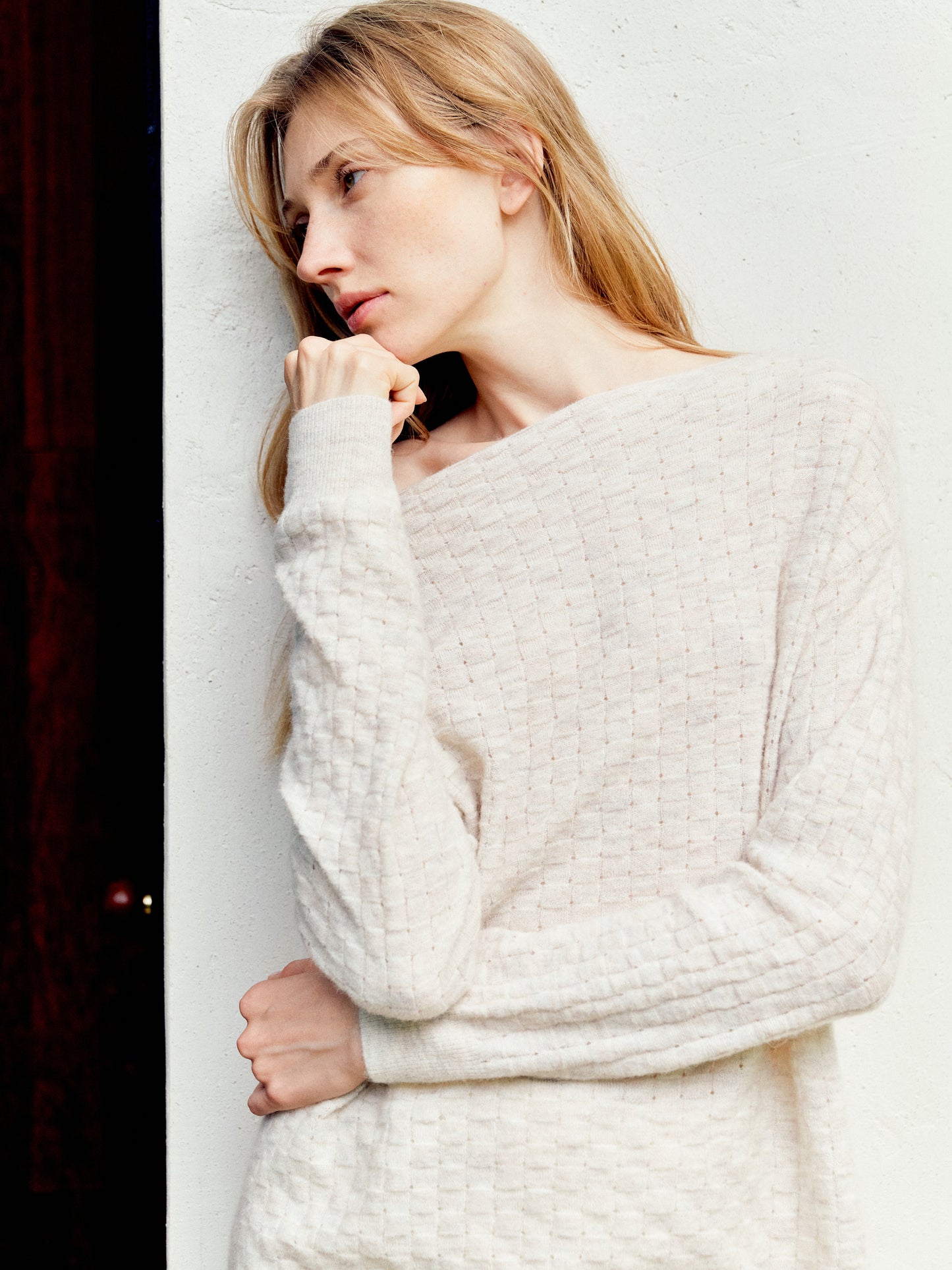 COSYCOZY Bias-cut Asymmetrical Shoulder Dress