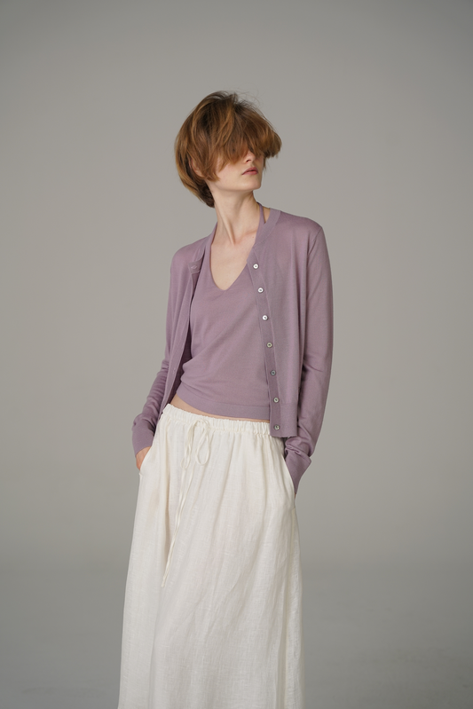 COSYCOZY Ultra Fine Wool Knitted Cardigan