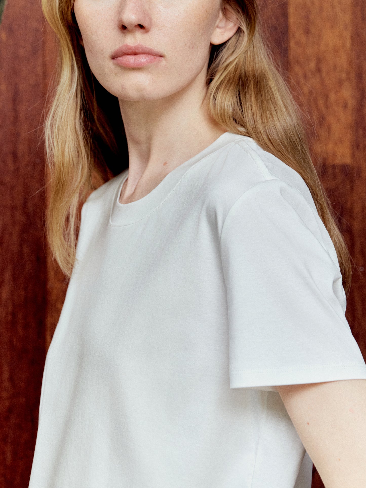 COSYCOZY Silk Cotton Crewneck Tee