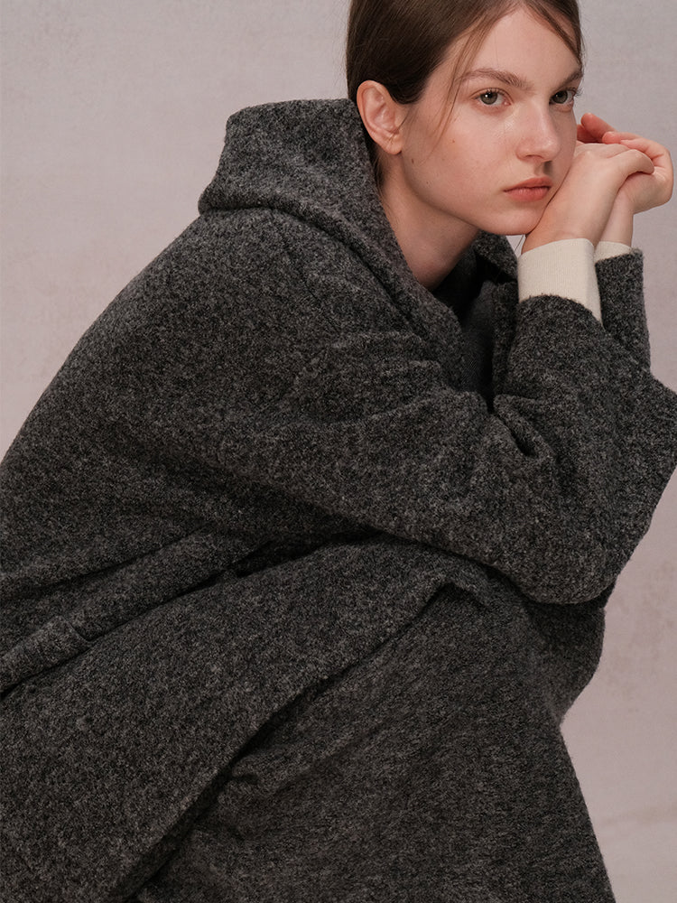 COSYCOZY Cloud Wool Cape Cardigan Coat