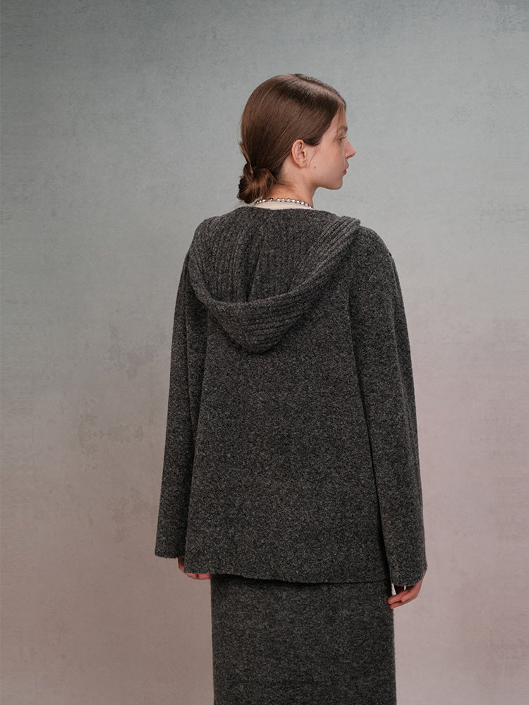 COSYCOZY Cloud Wool Hooded Jacket