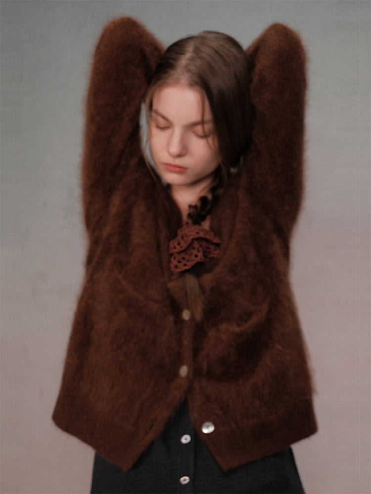COSYCOZY 100% Cashmere Fleece Cardigan