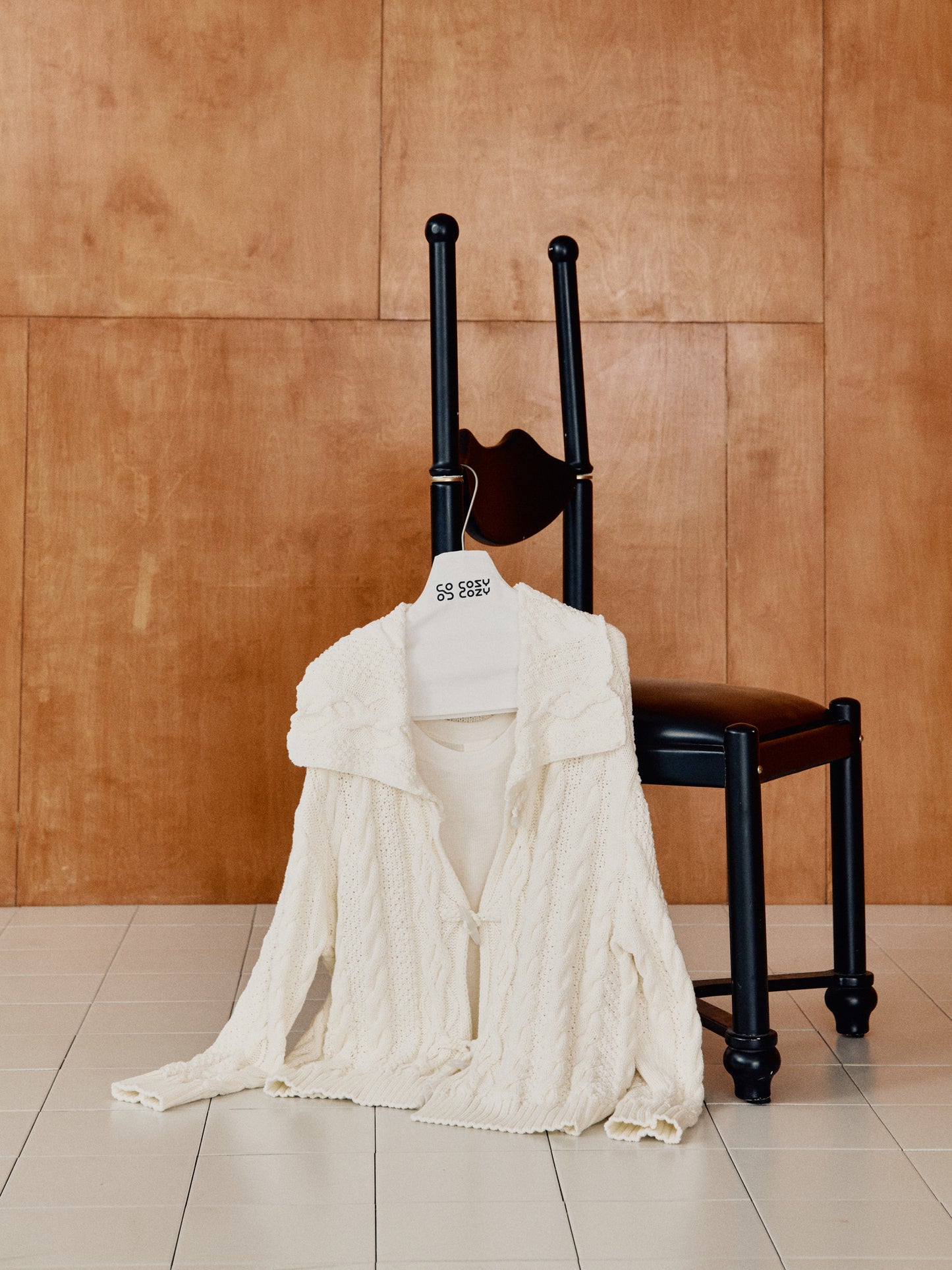 COSYCOZY Toggle Cable Knit Coat