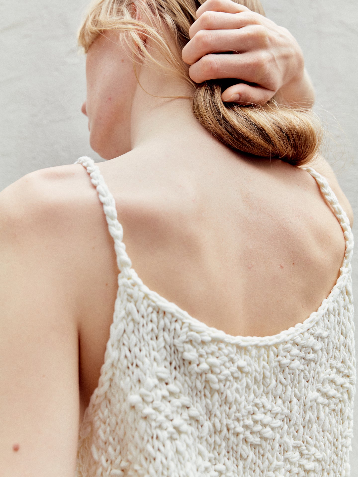 COSYCOZY Chunky Knit Strappy Top