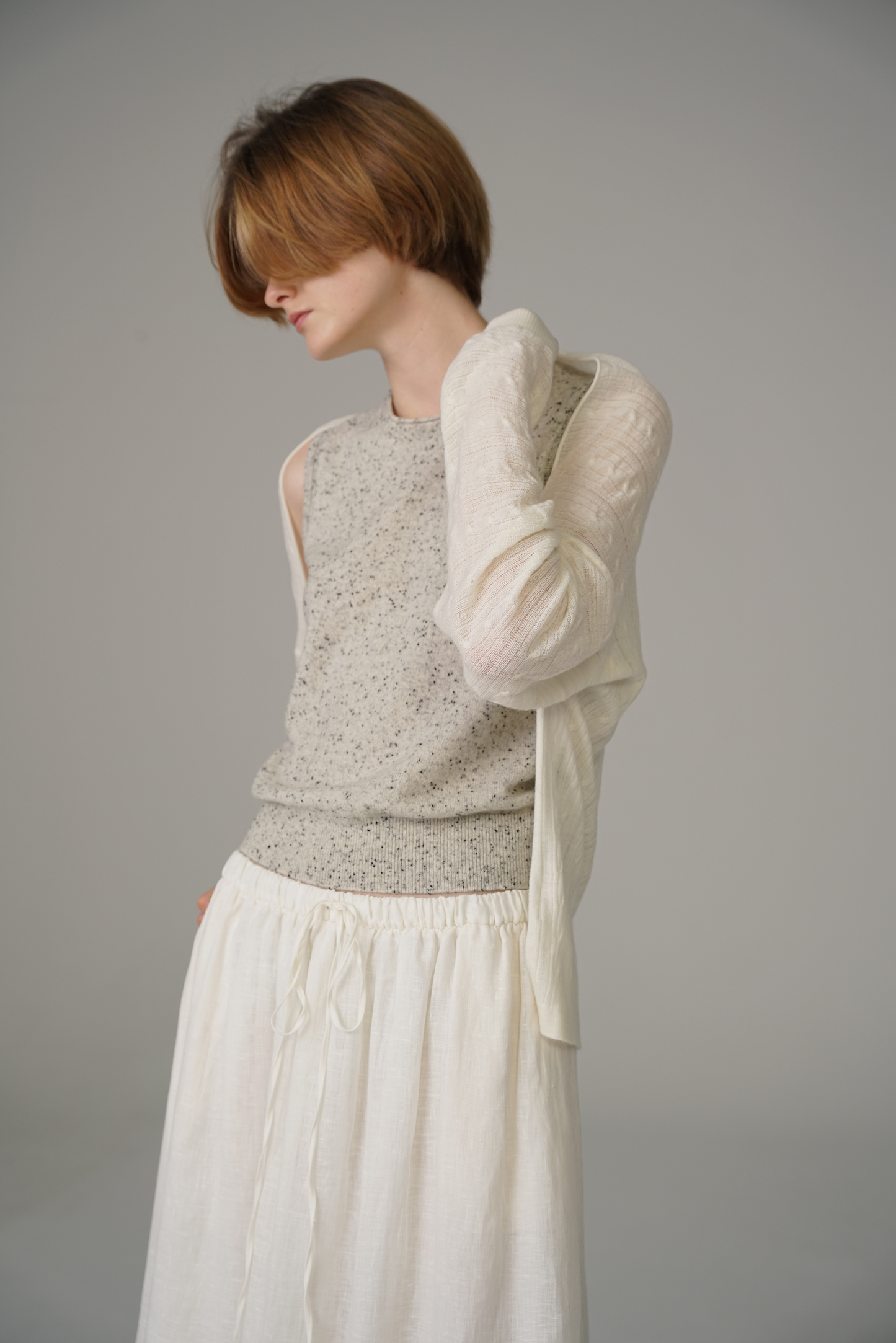 COSYCOZY Fried Dough Twists Wool Shawl Top