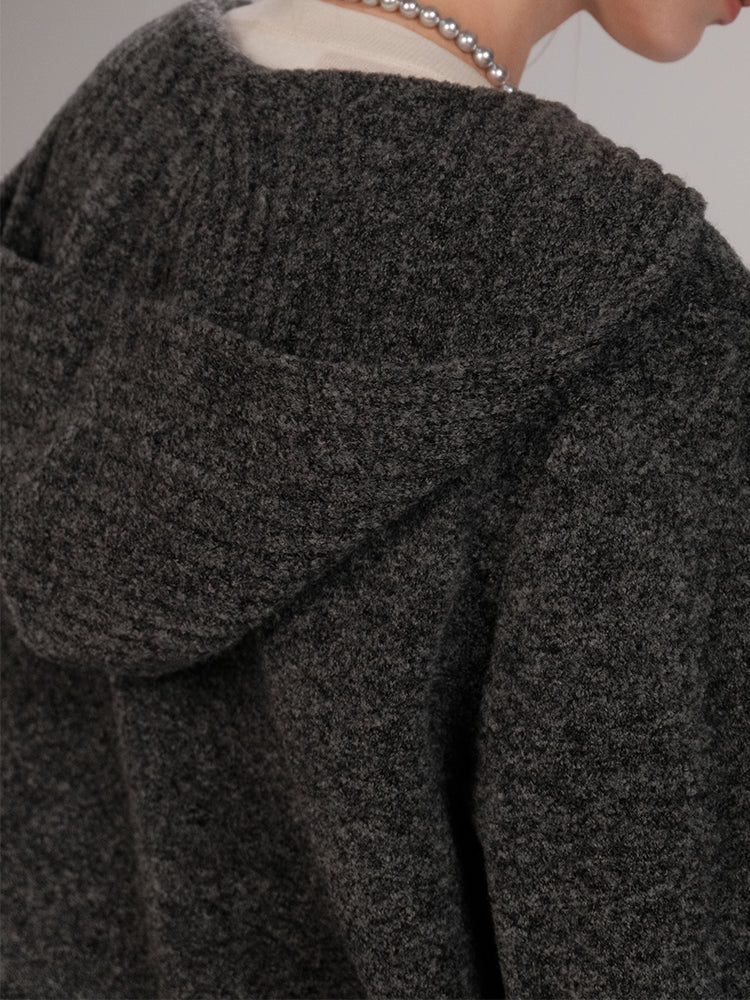 COSYCOZY Cloud Wool Hooded Jacket