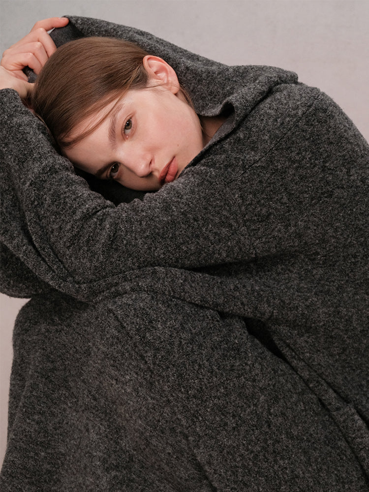COSYCOZY Cloud Wool Cape Cardigan Coat