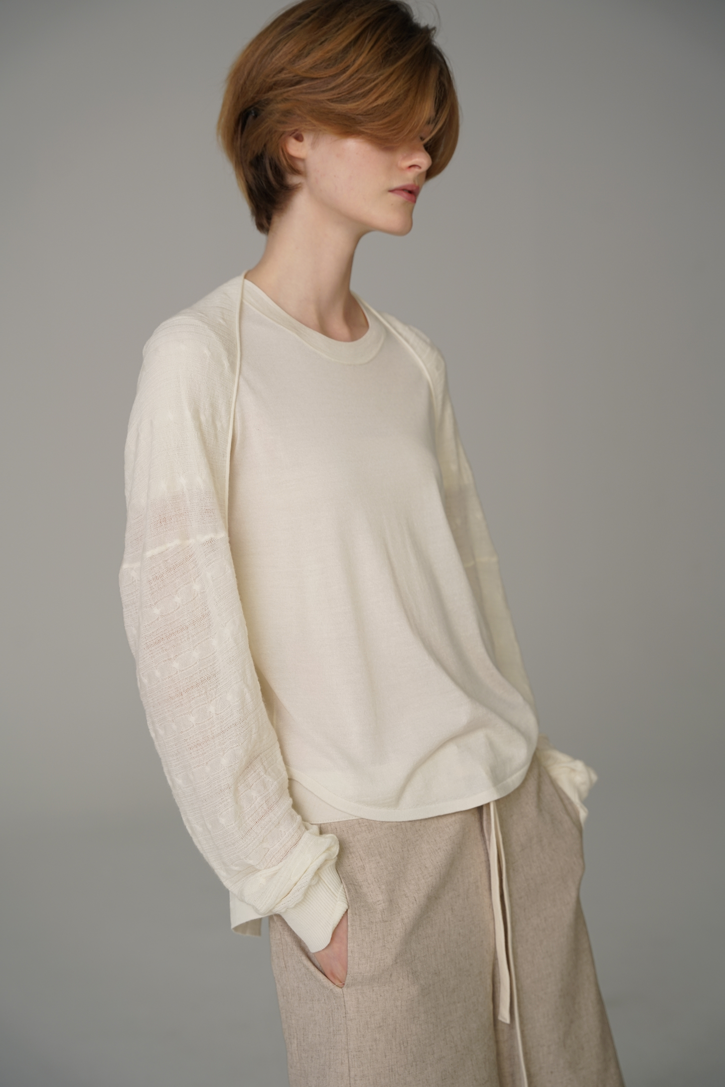 COSYCOZY Fried Dough Twists Wool Shawl Top