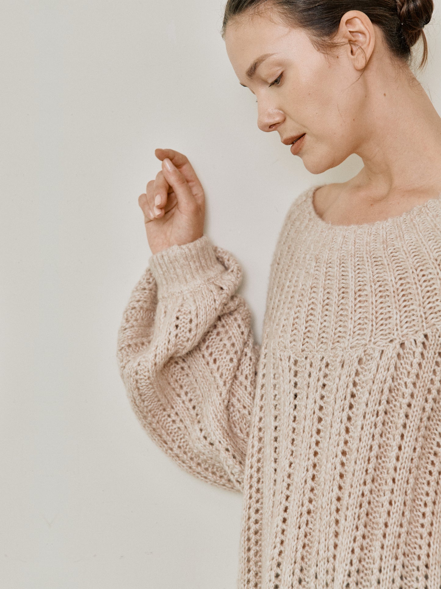 COSYCOZY Textured Chunky Knit Sweater