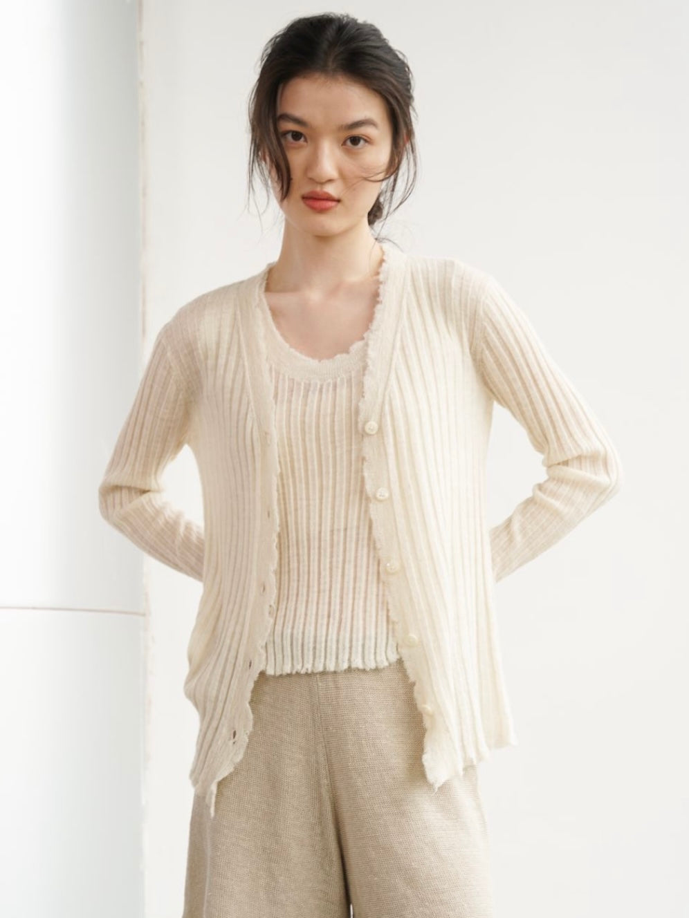 COSYCOZY Knit Alpaca Wool Cardigan