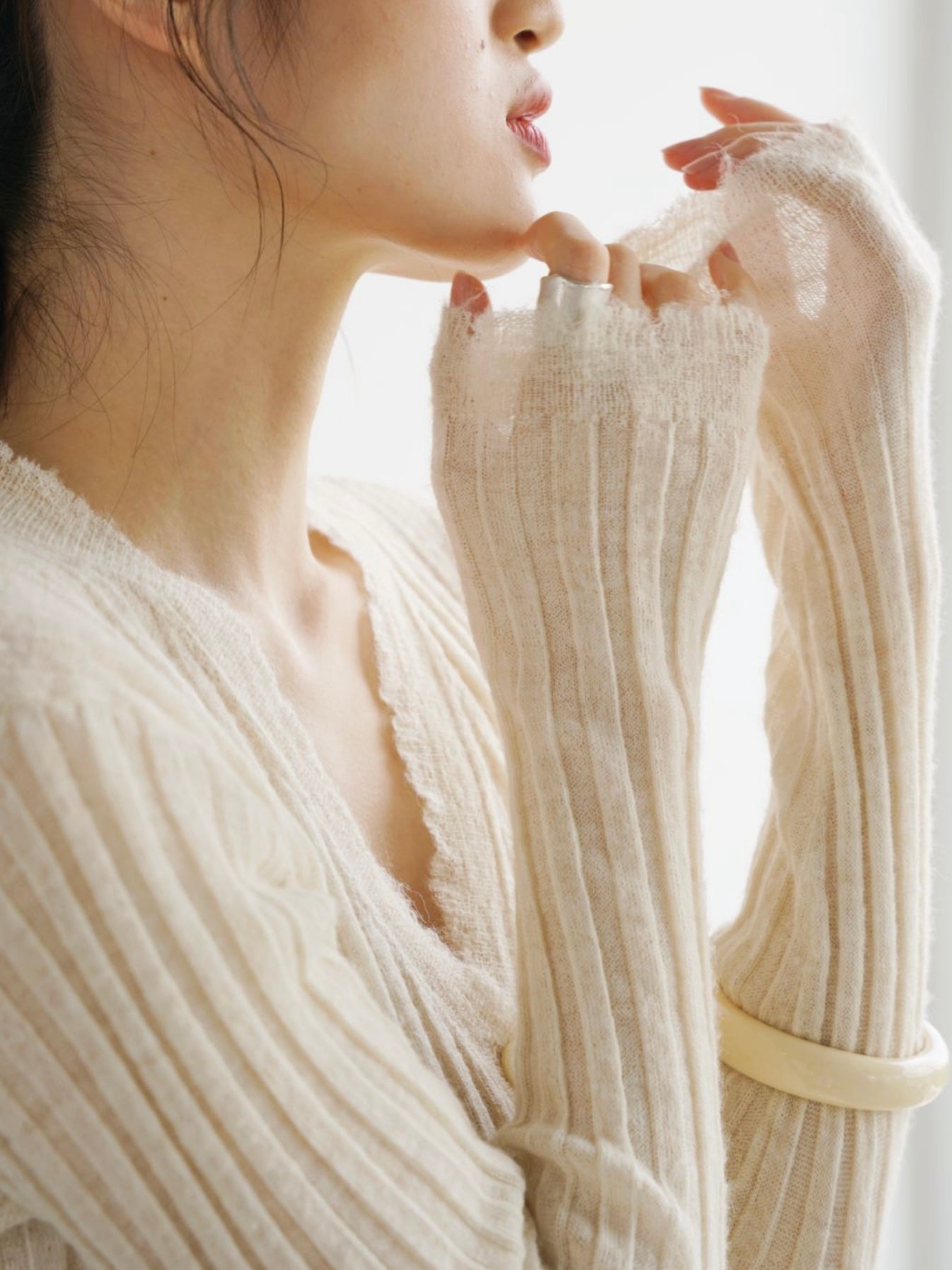 COSYCOZY Knit Alpaca Wool Cardigan