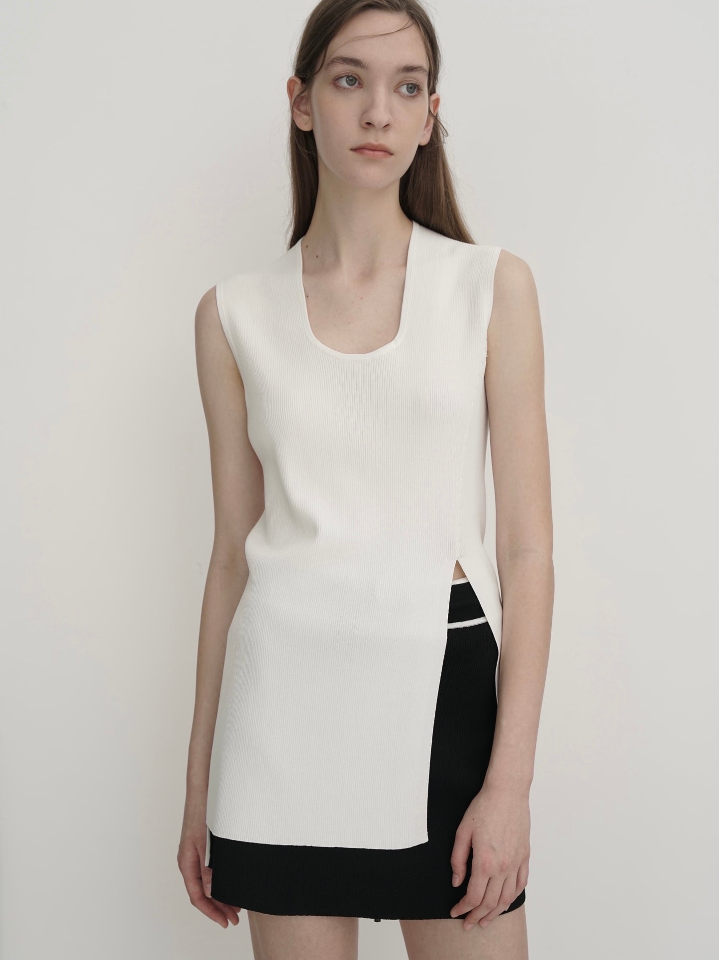 COSYCOZY Acetate Cotton Blended Knit Top