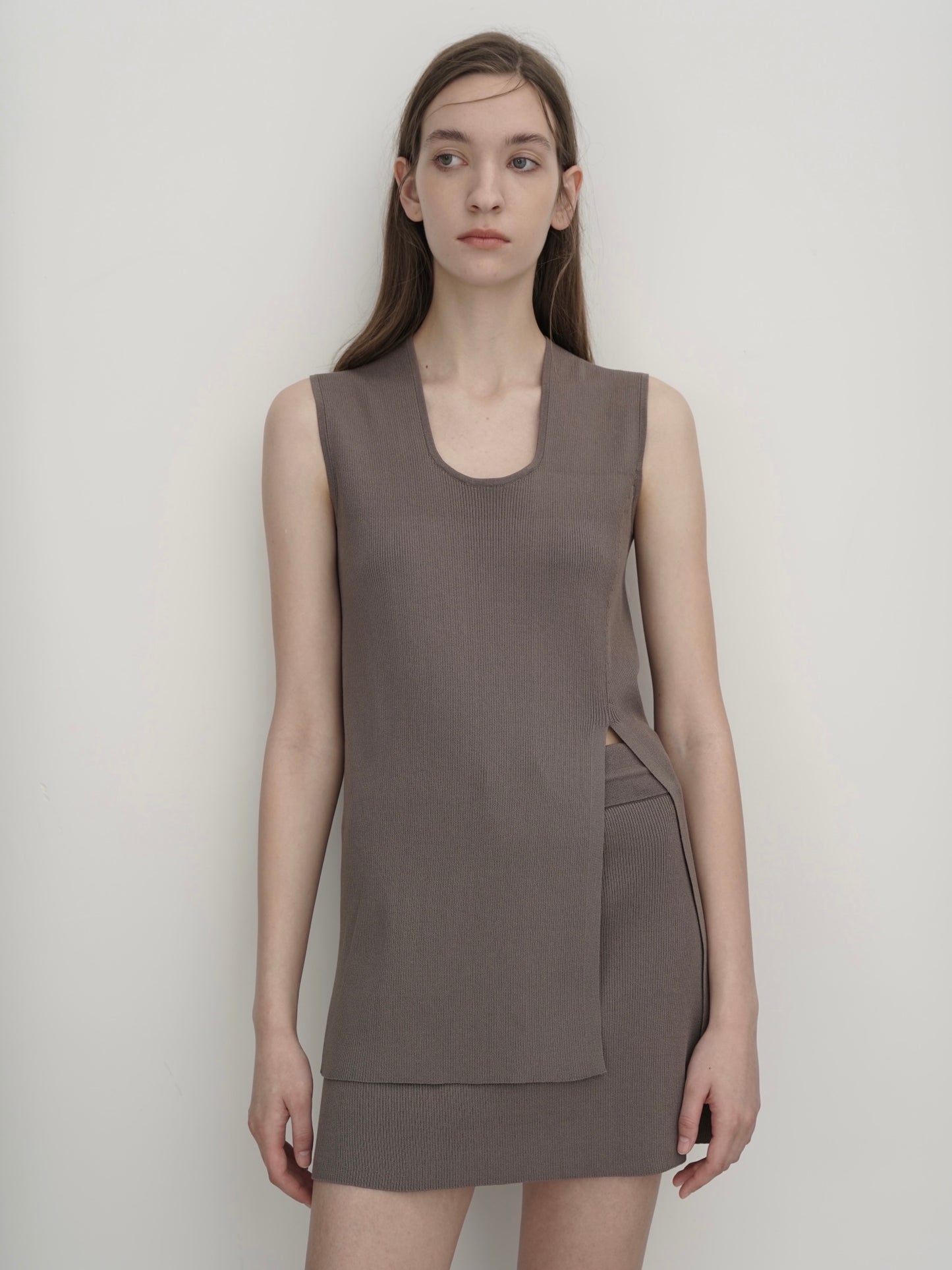COSYCOZY Acetate Cotton Blended Knit Top