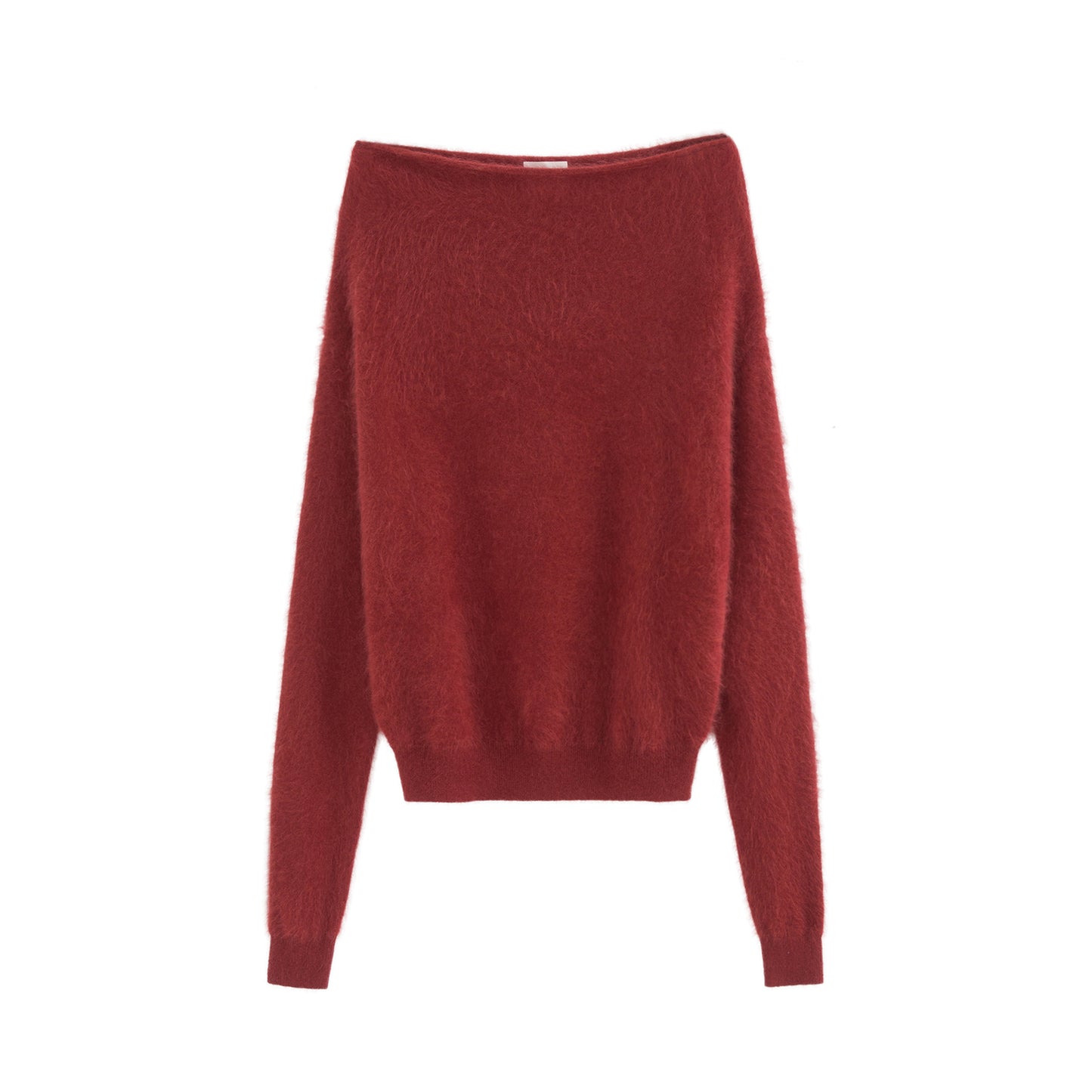 COSYCOZY Brushed Cashmere Off-Shoulder Top