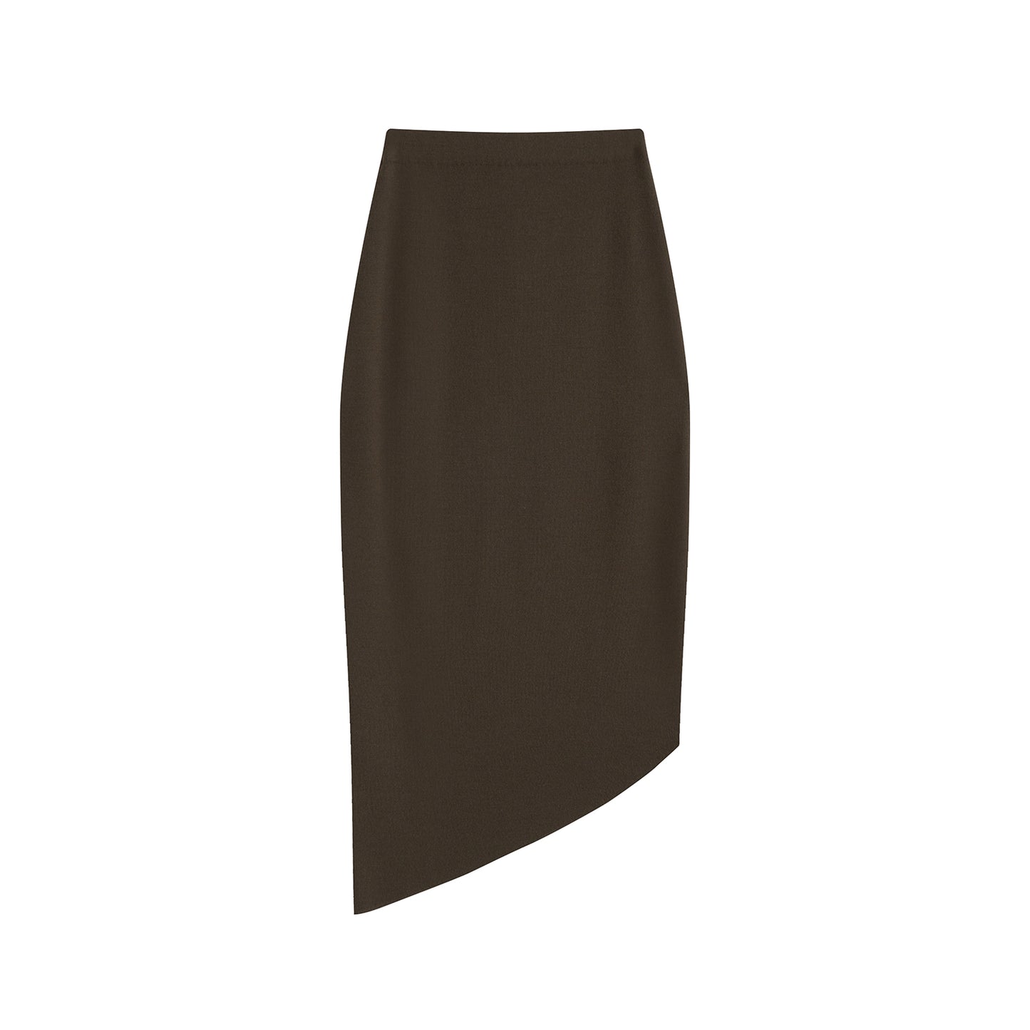 COSYCOZY Skew Wool Half Skirt