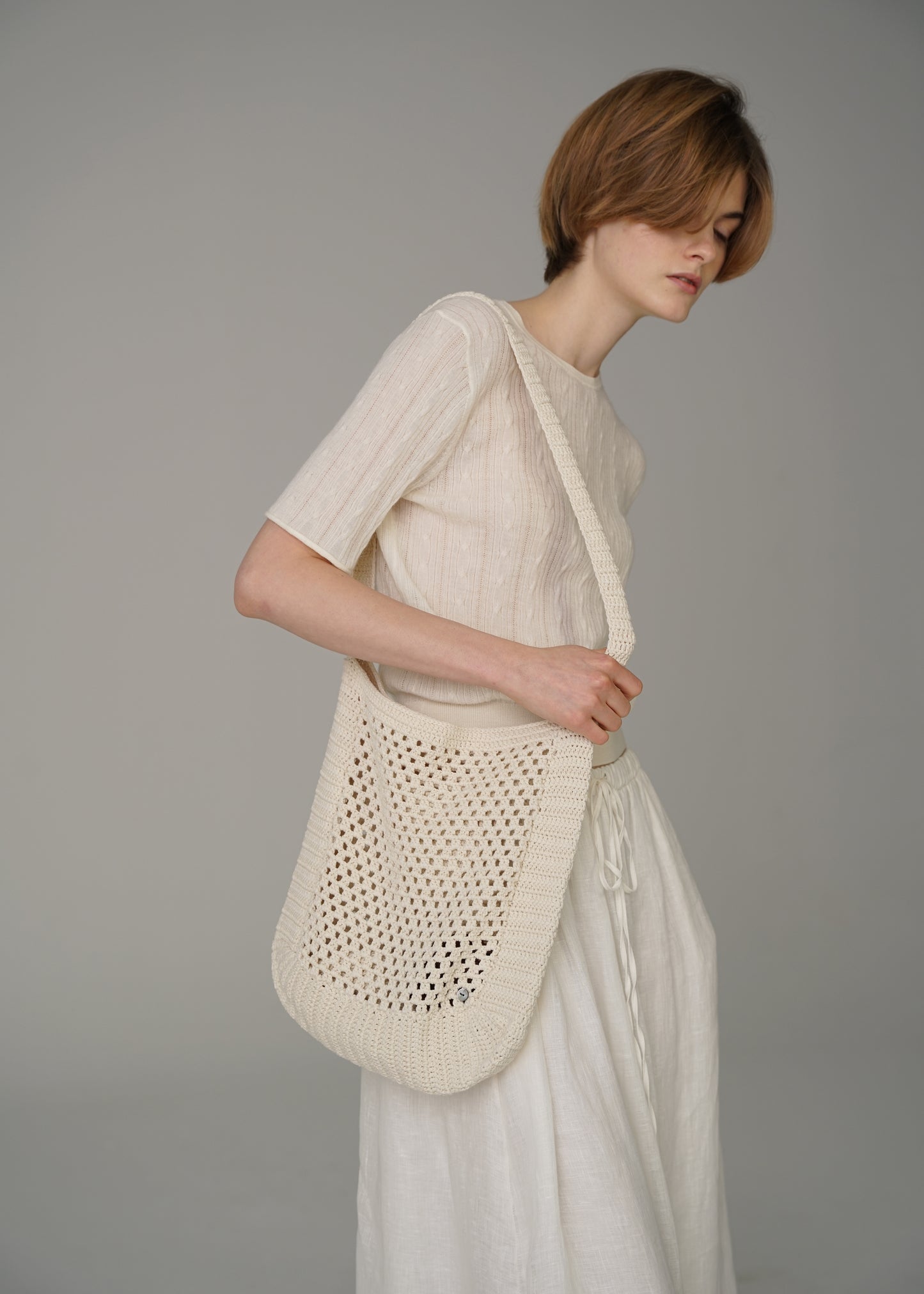 COSYCOZY Handmade Hollow Woven Large Bag