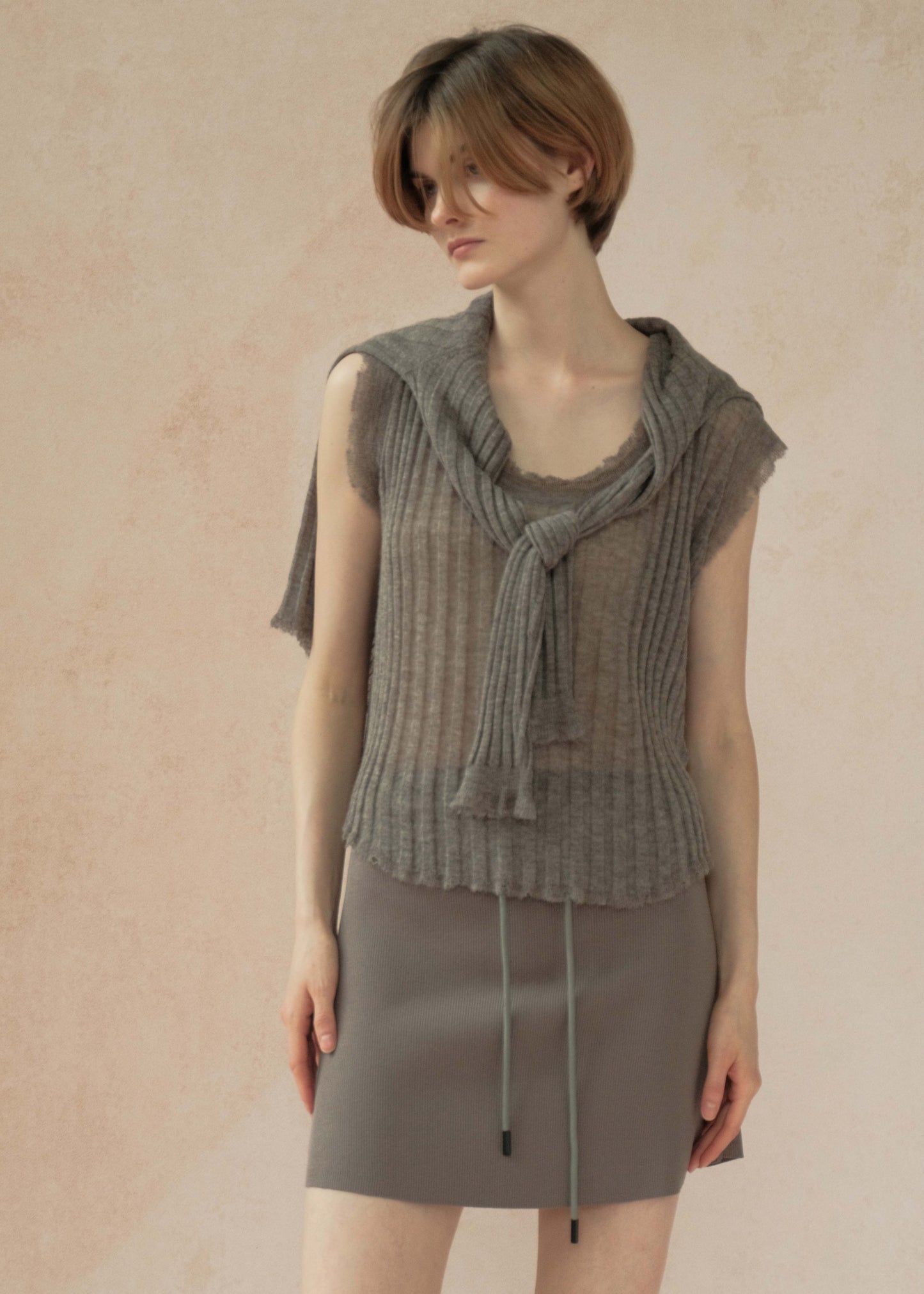 COSYCOZY Sheep Camel Hair Knit Vest