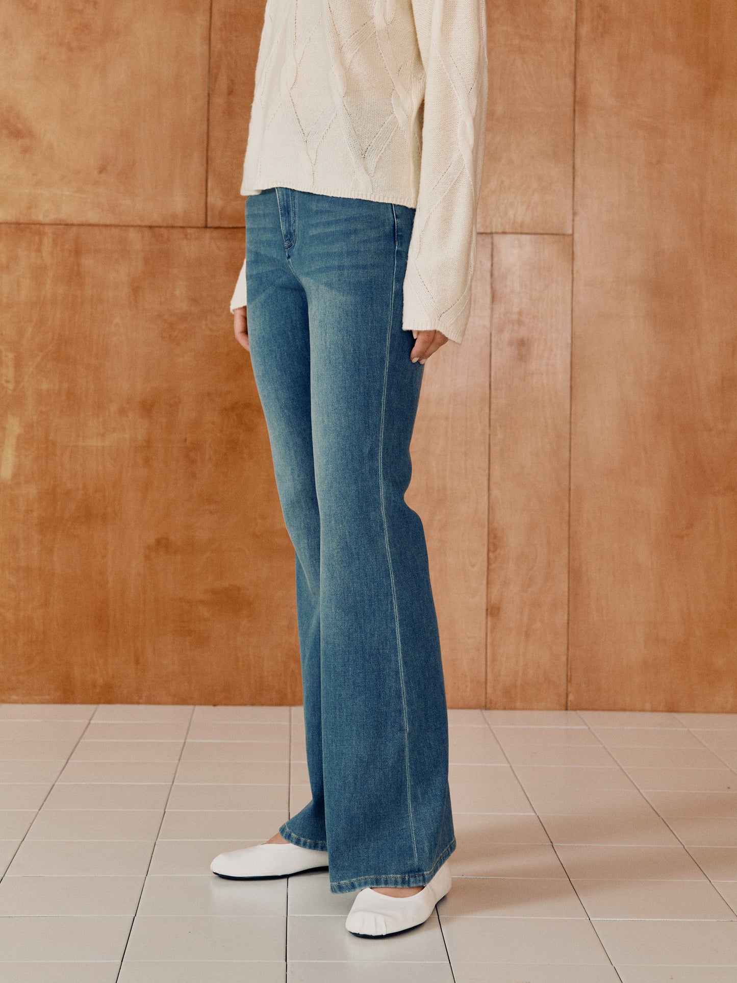 COSYCOZY High-waisted Flare Jeans