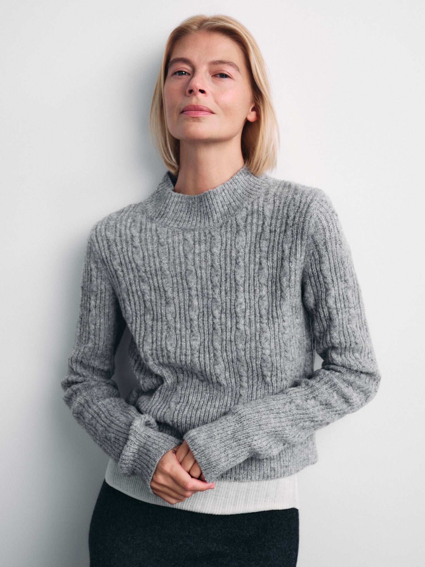 COSYCOZY Twisted Knit Sweater