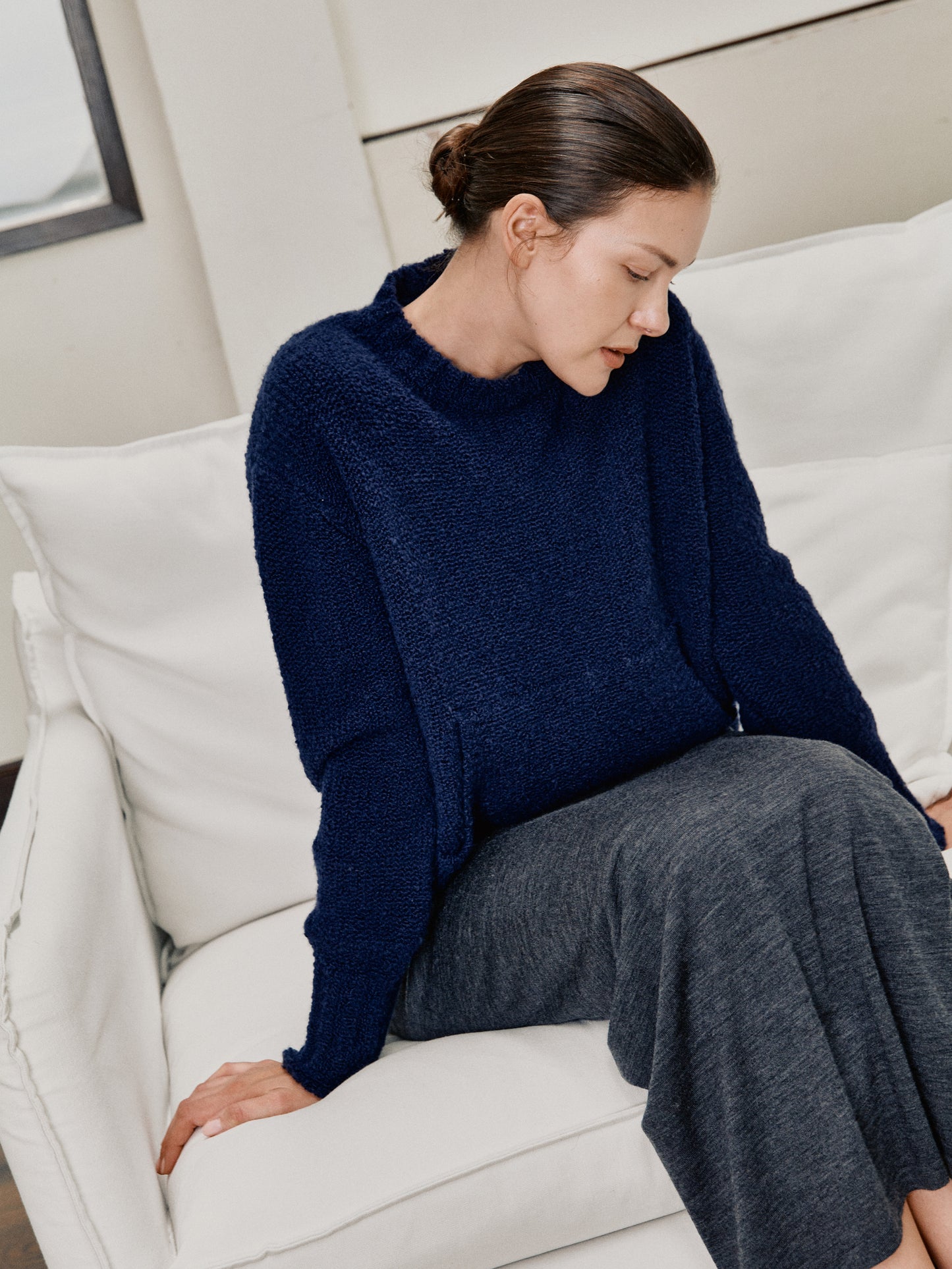 COSYCOZY Merino Wool Crewneck Sweatshirt