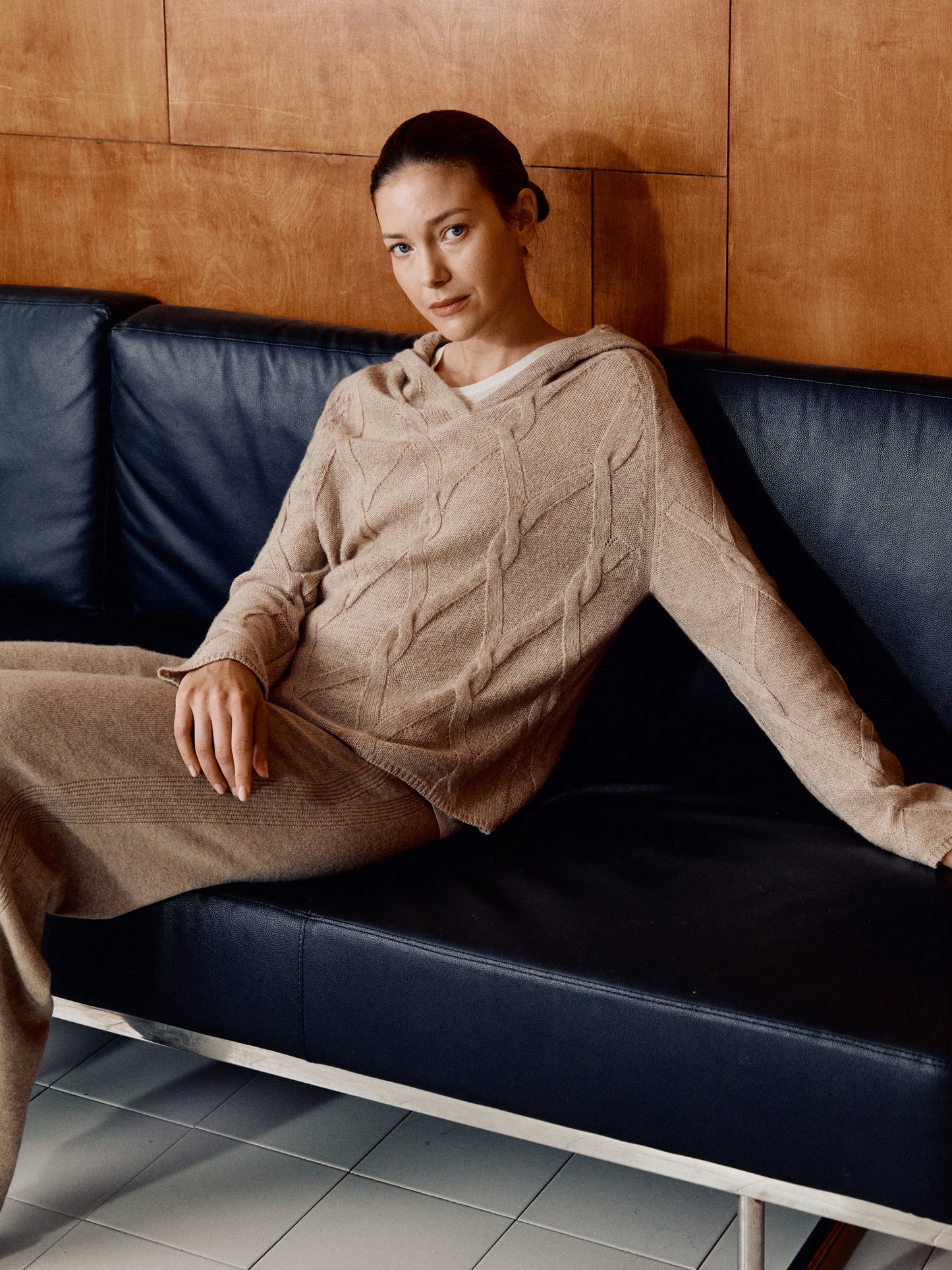 COSYCOZY Cable Knit Hoodie