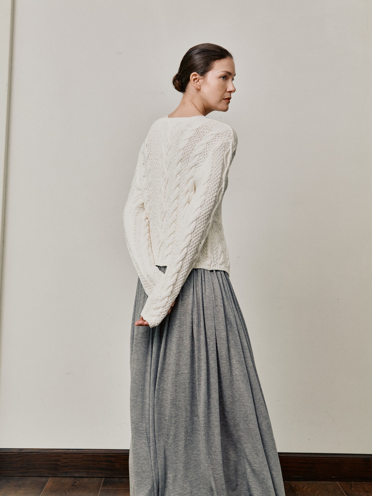 COSYCOZY Pineapple Cable Knit Cardigan