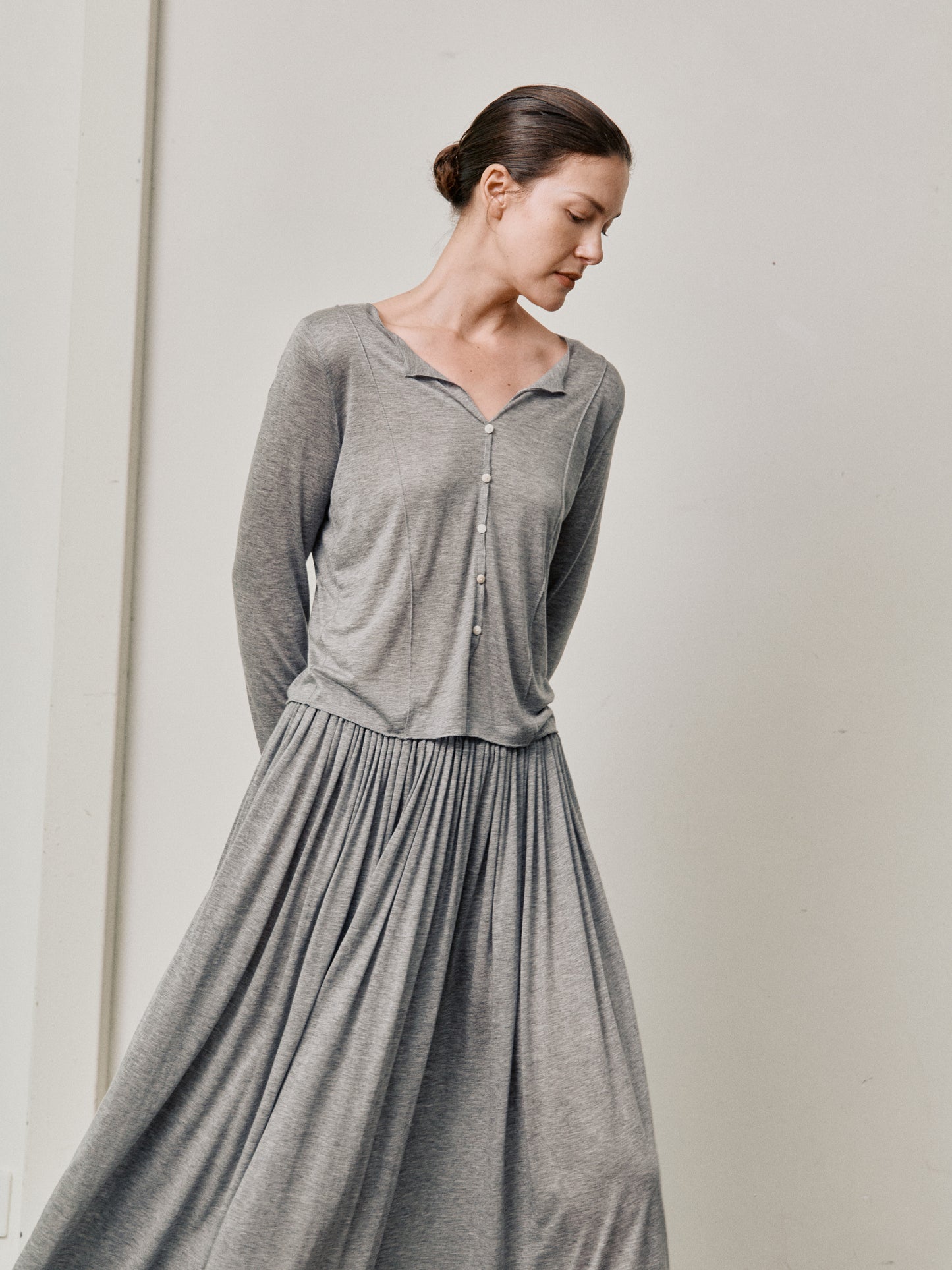 COSYCOZY Silk Button-up Shirt
