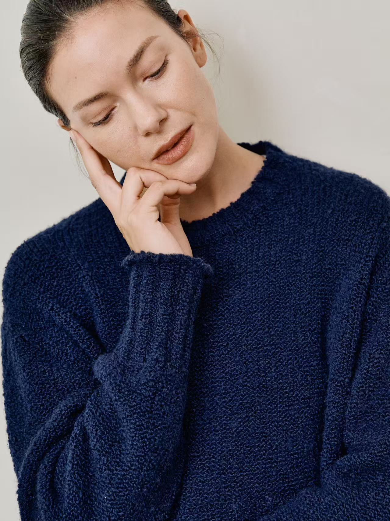 COSYCOZY Merino Wool Crewneck Sweatshirt
