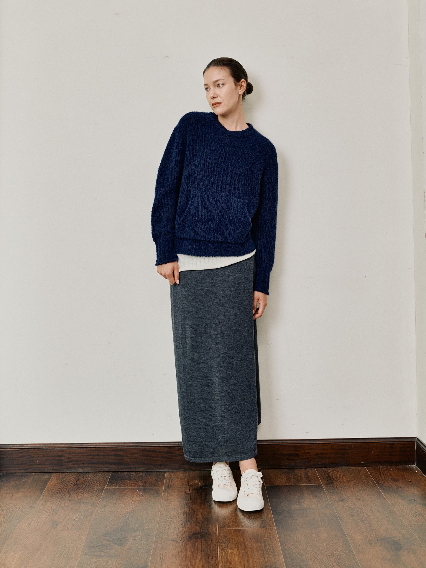 COSYCOZY Wool Planeled Skirt