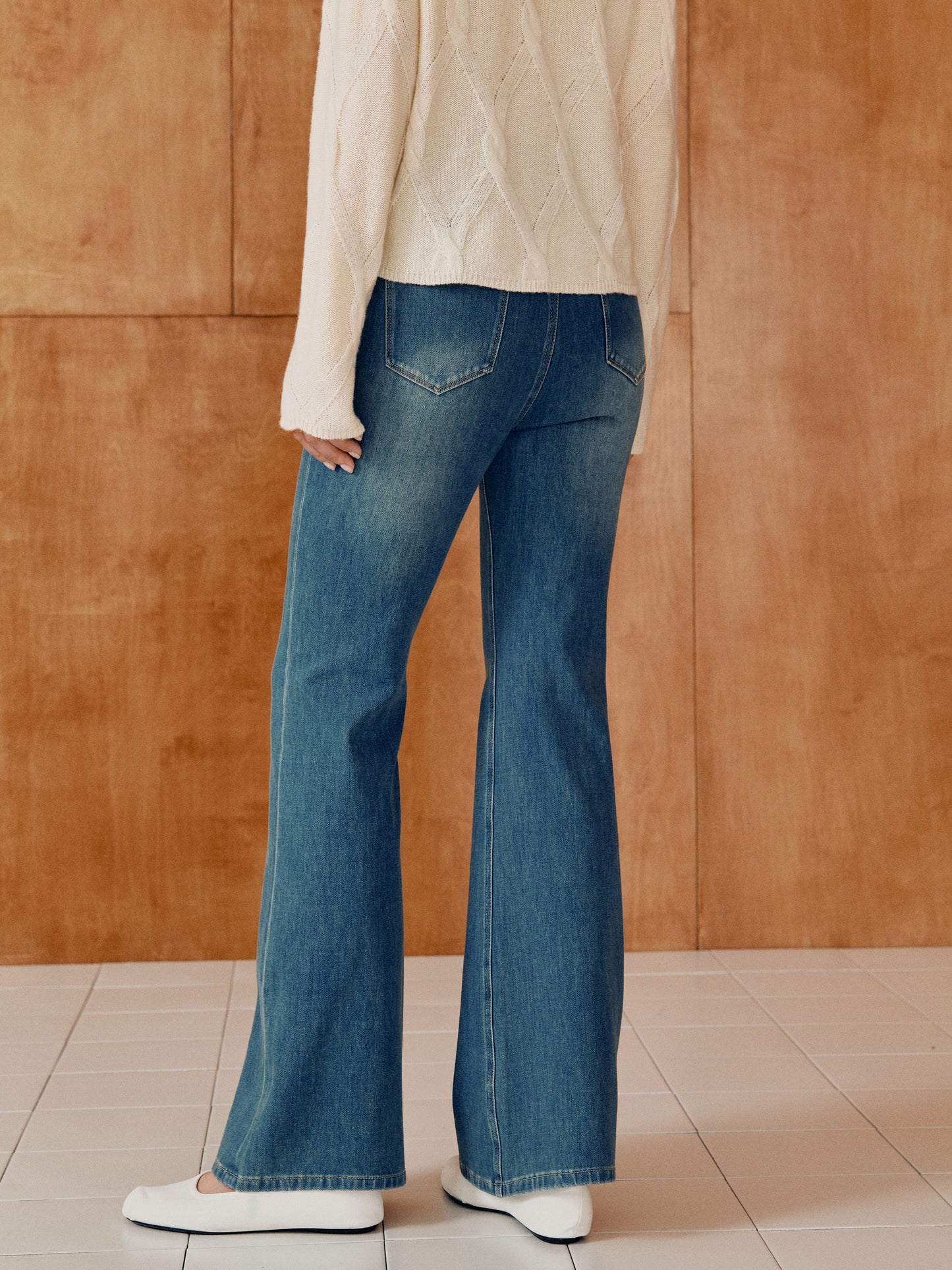 COSYCOZY High-waisted Flare Jeans