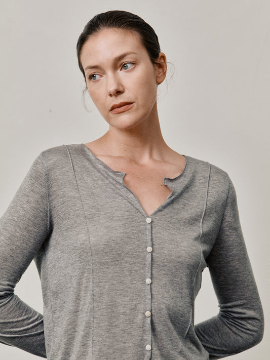 COSYCOZY Silk Button-up Shirt