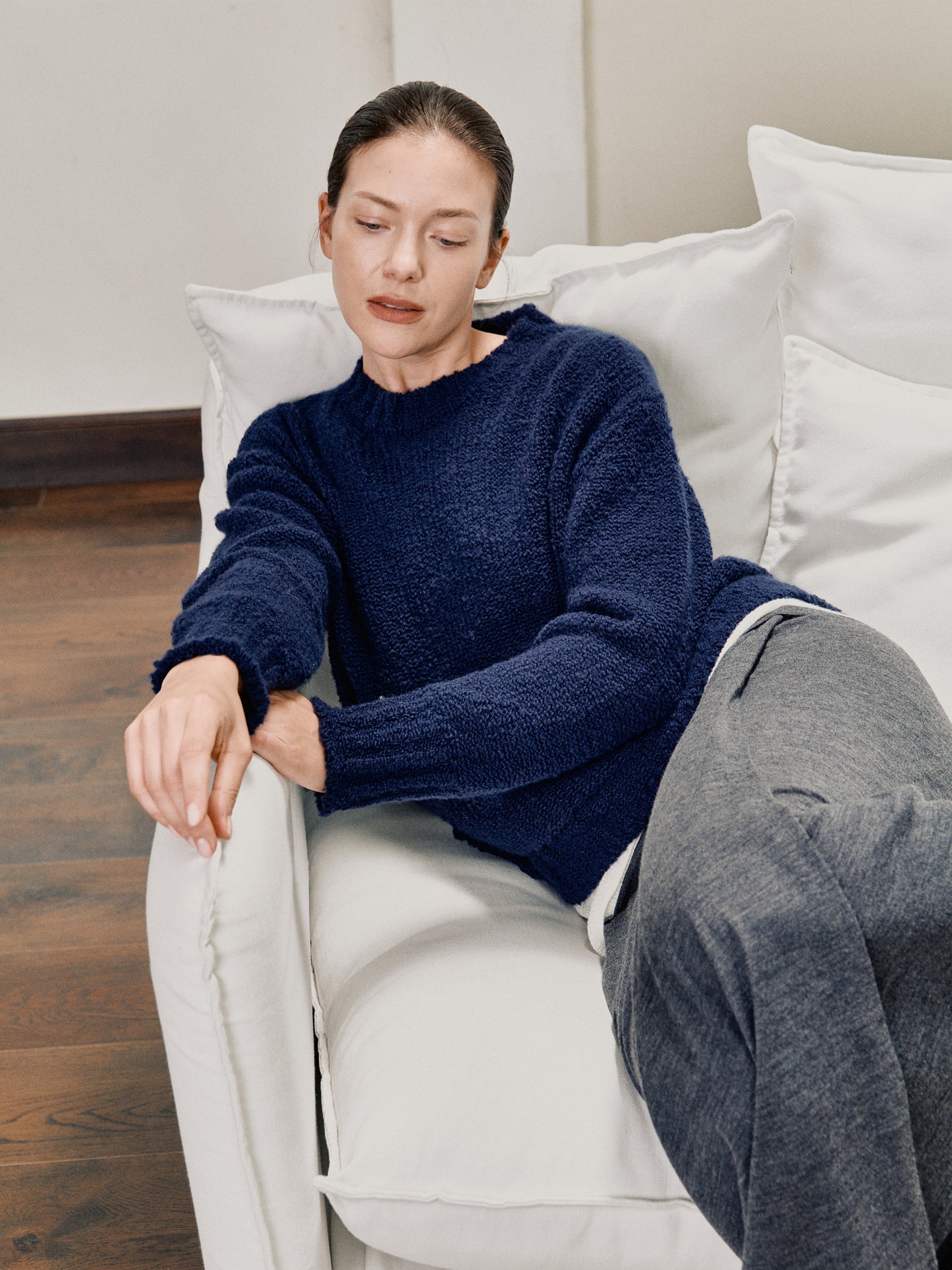 COSYCOZY Merino Wool Crewneck Sweatshirt