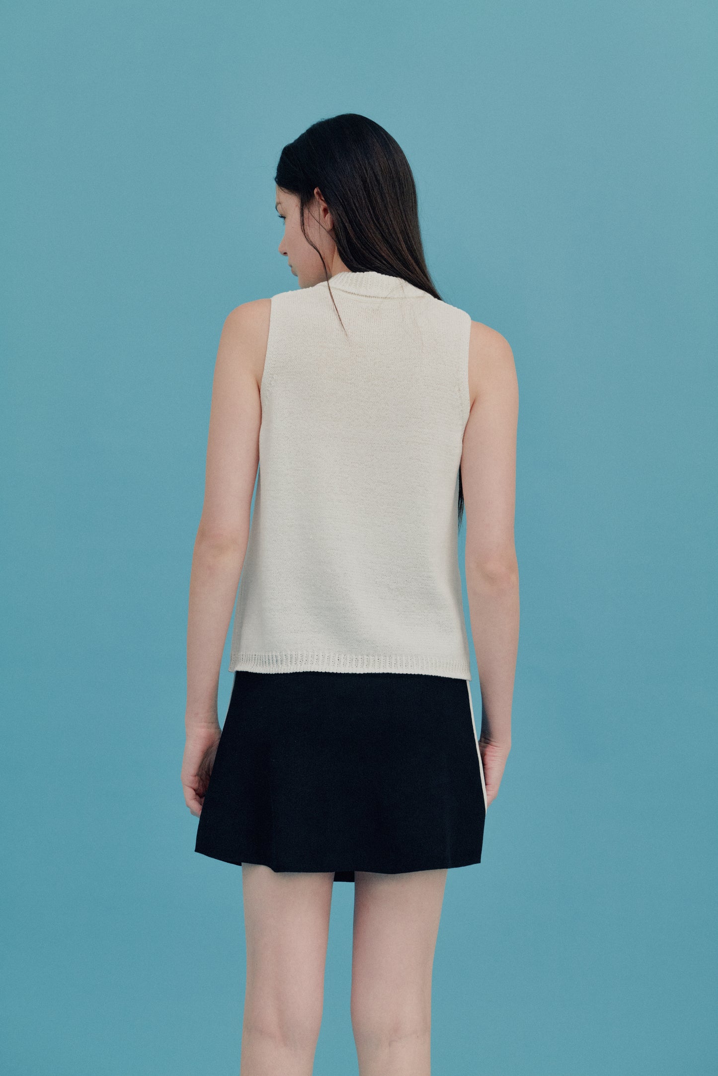 COSYCOZY Knitted Hollow-Out Classic Vest
