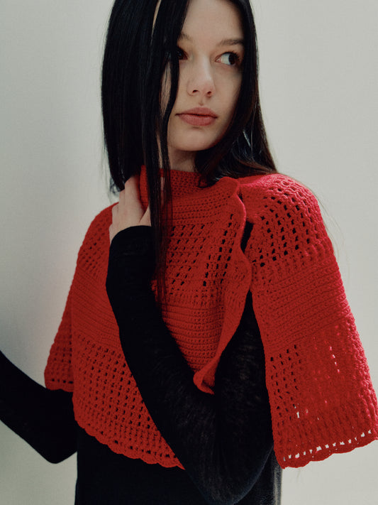 COSYCOZY Hand-crocheted Lace Shawl