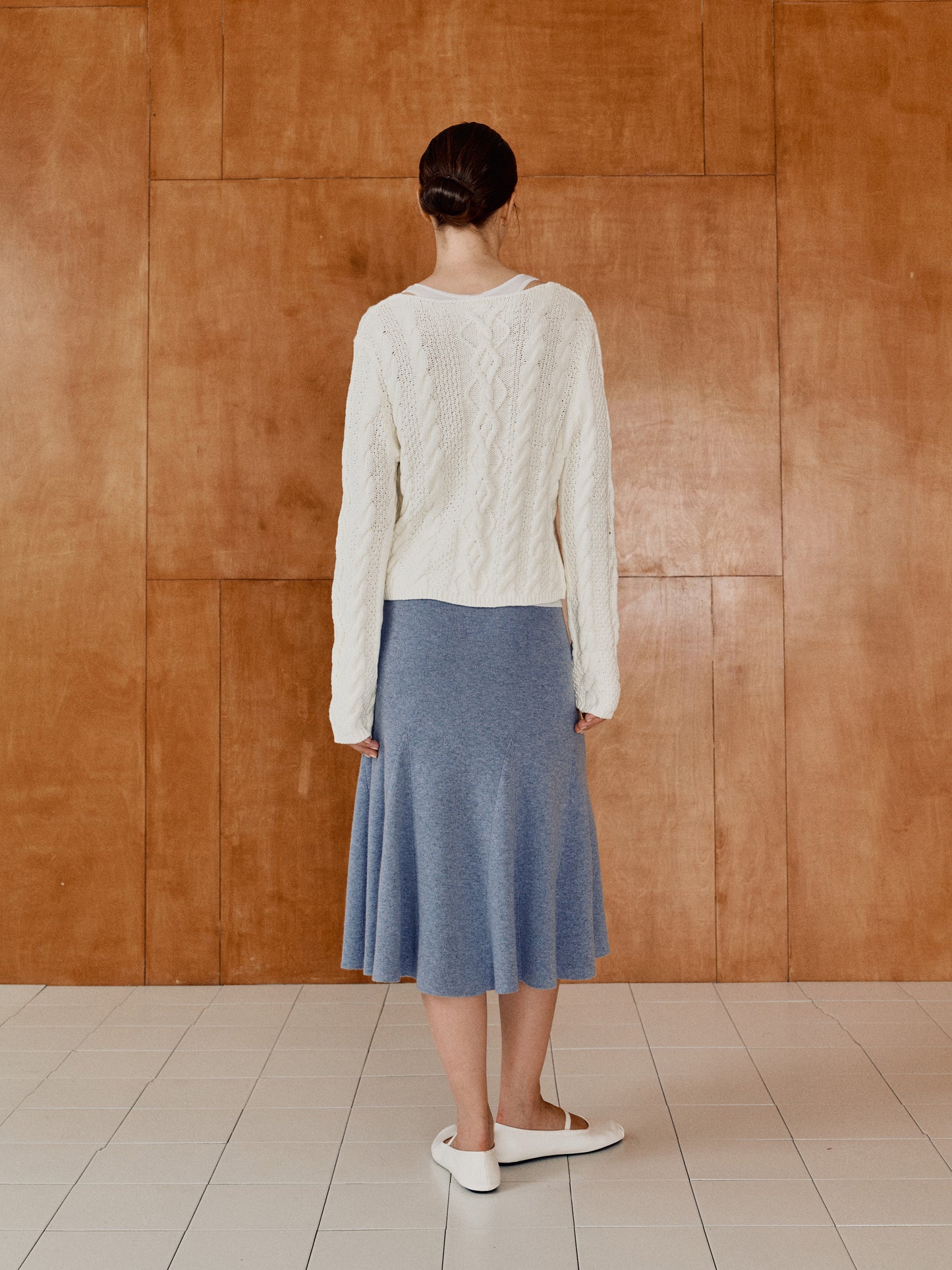 COSYCOZY Pineapple Cable Knit Cardigan