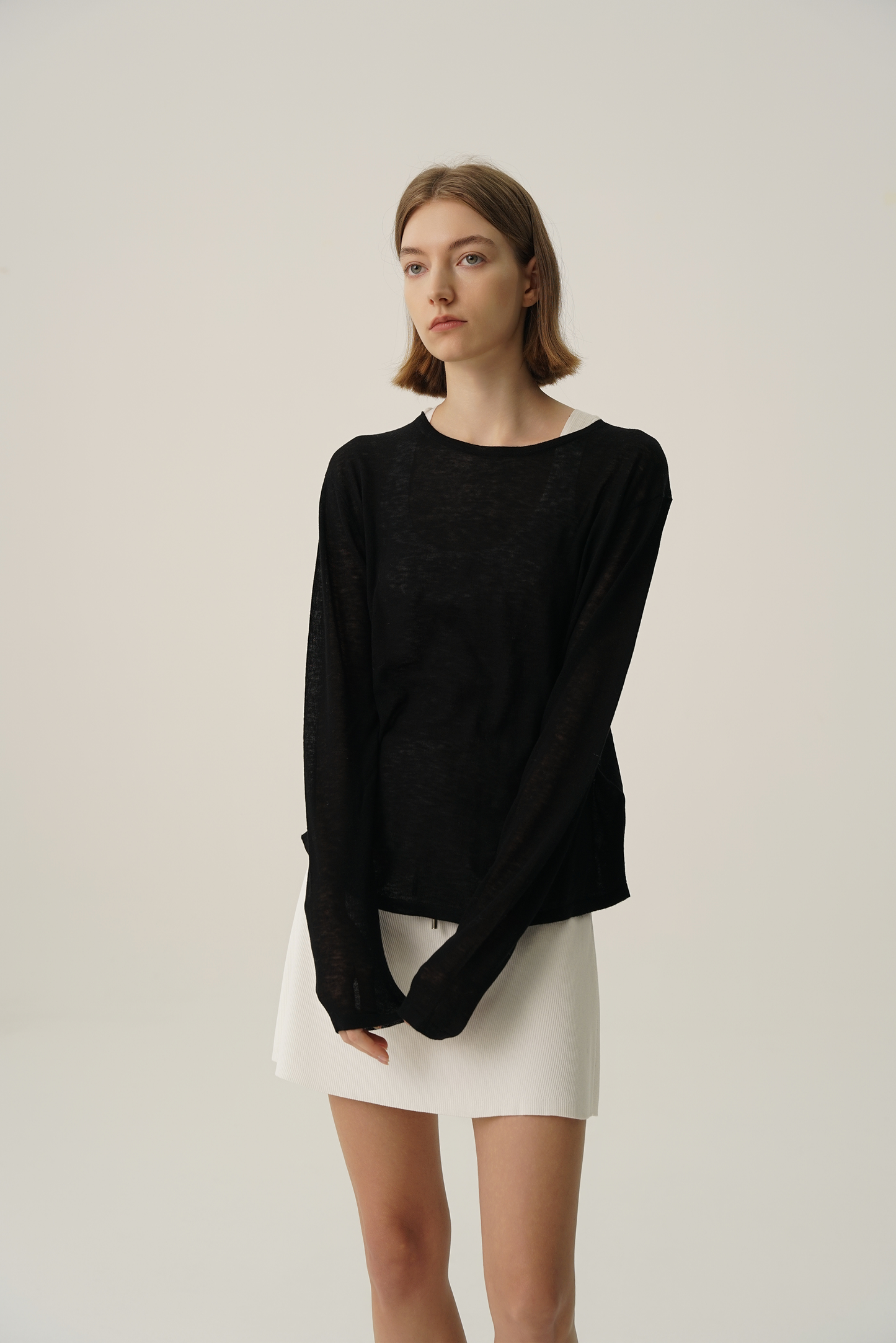 COSYCOZY Water Soluble Wool Long Sleeved Top