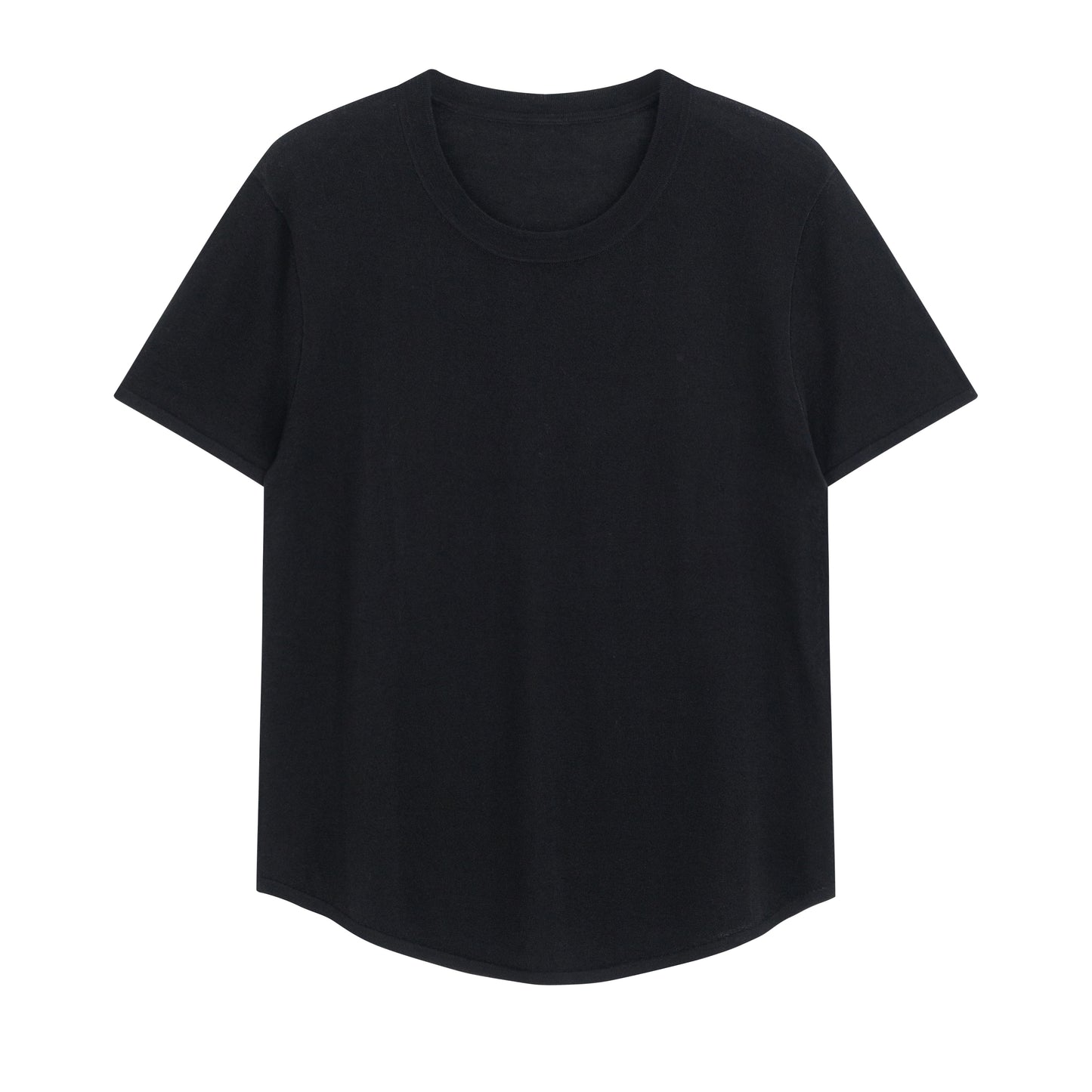 COSYCOZY Silk Cashmere Blend Knitted T-shirt