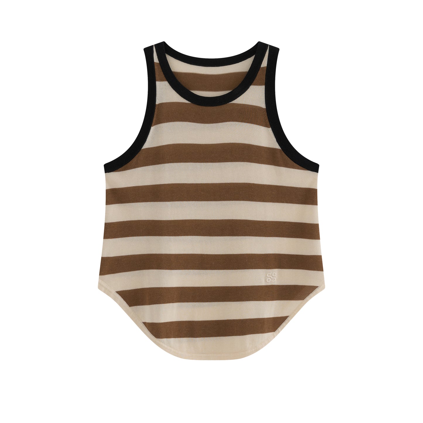 COSYCOZY Tencel Blend Striped Knitted Vest