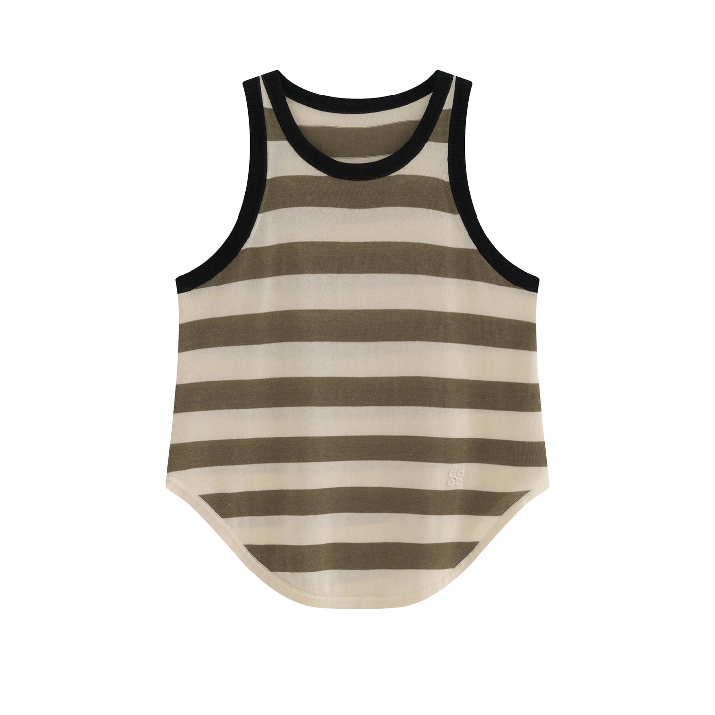 COSYCOZY Tencel Blend Striped Knitted Vest