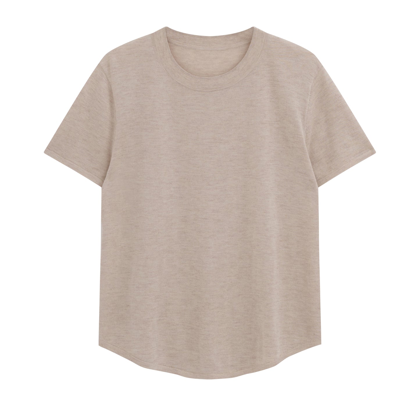 COSYCOZY Silk Cashmere Blend Knitted T-shirt